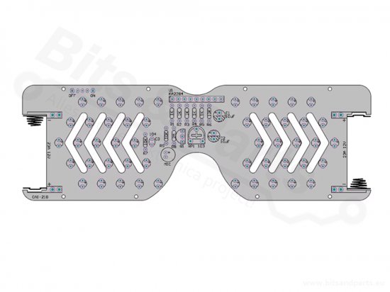 DIY LED Disco Glasses Kit Red
